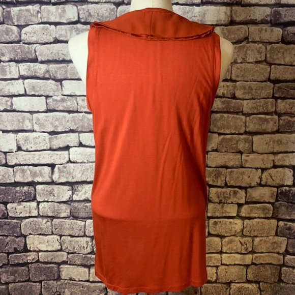 Simply Vera Vera Wang Brick Red Top Size Large - Picture 6 of 9